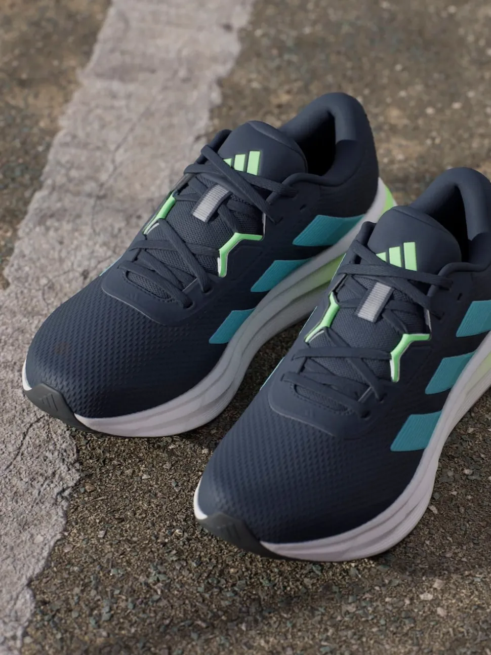 adidas Dark Blue Galaxy 7 Running Trainers