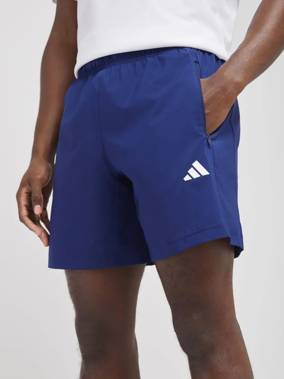 adidas Dark Blue Workout Essentials Base Woven Shorts