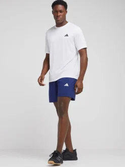 adidas Dark Blue Workout Essentials Base Woven Shorts
