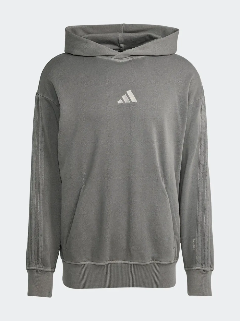 adidas Dark Grey ALL SZN French Terry Washed Hoodie