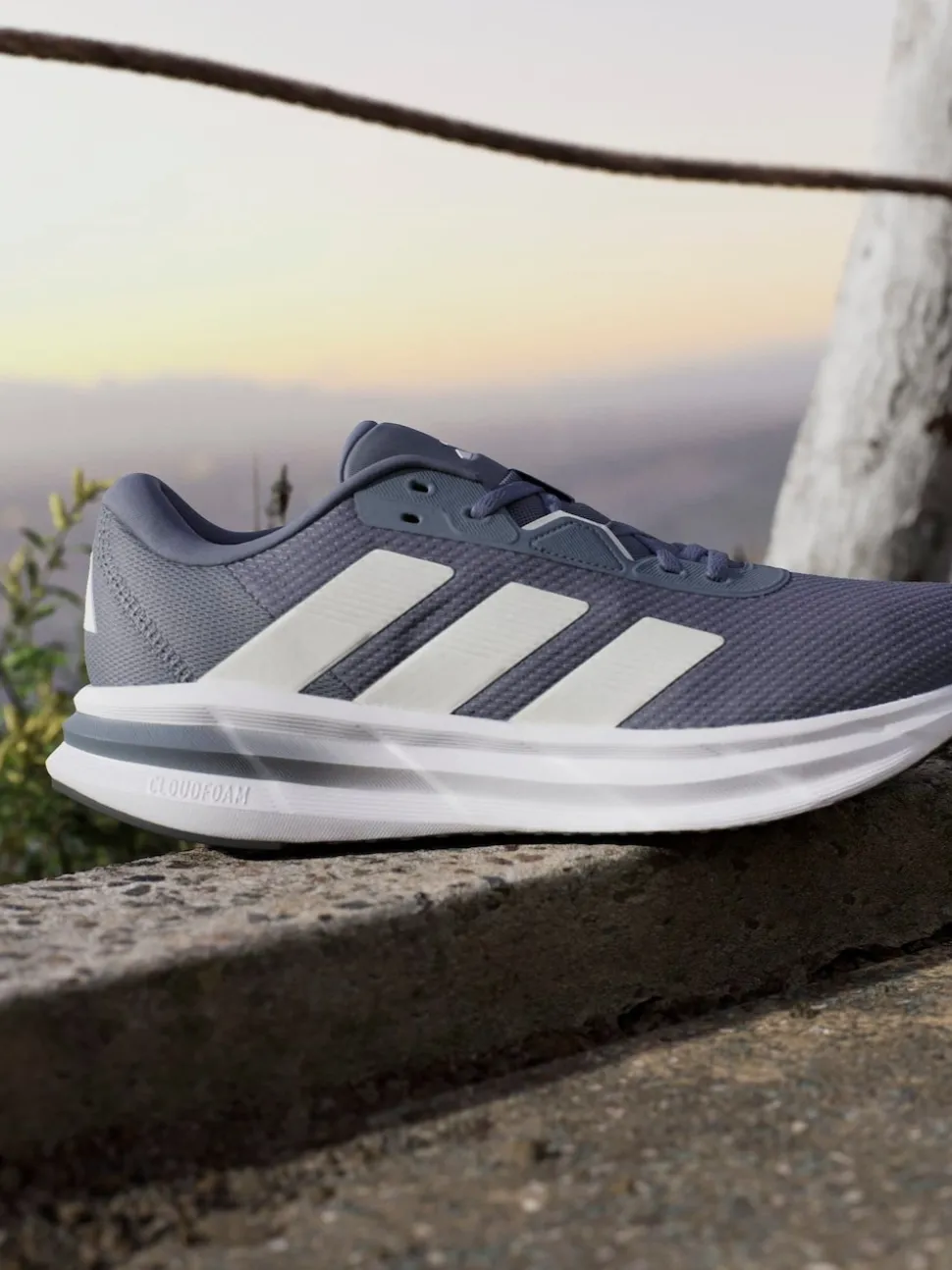 adidas Dark Grey Galaxy 7 Running Trainers