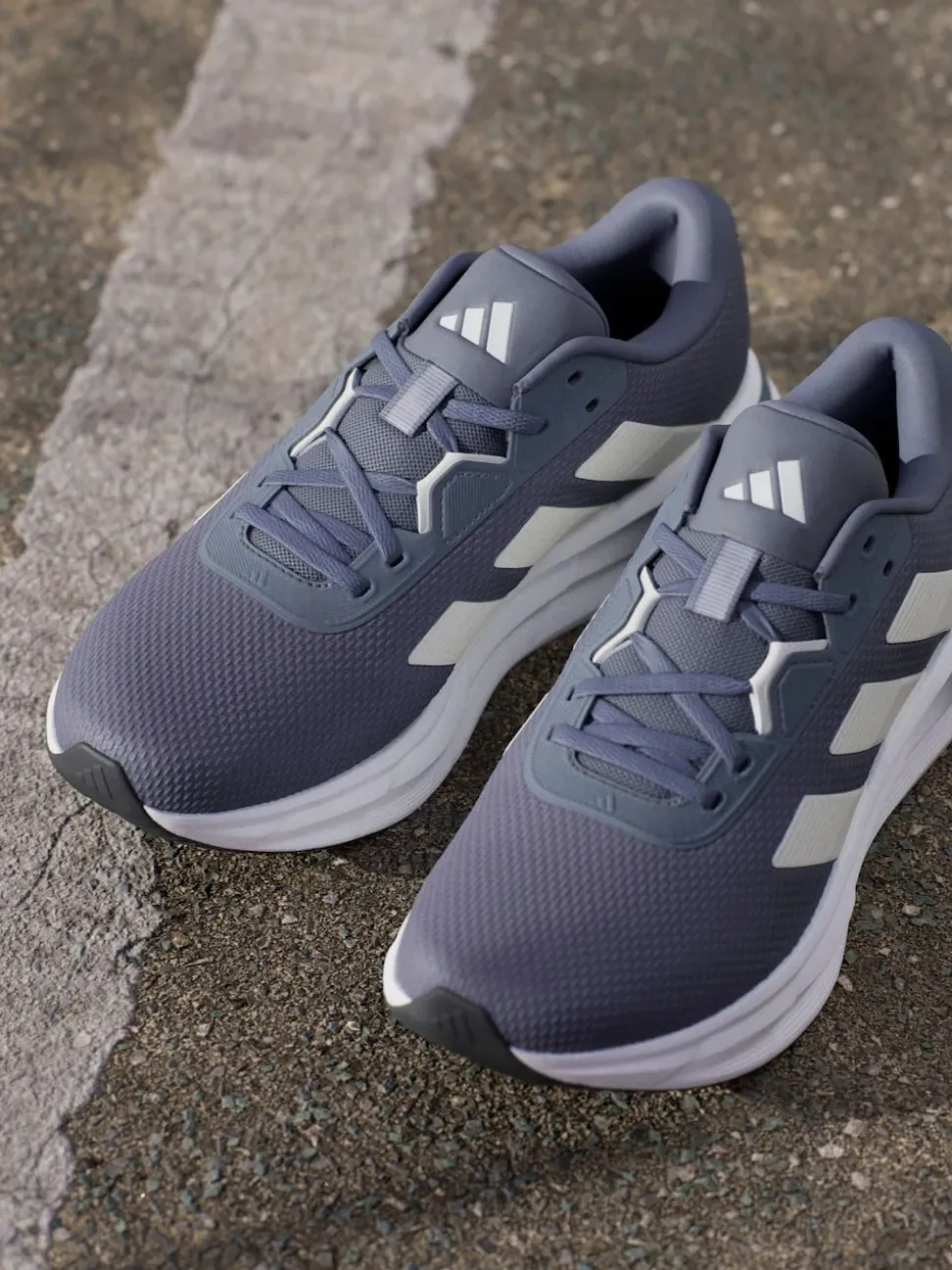 adidas Dark Grey Galaxy 7 Running Trainers
