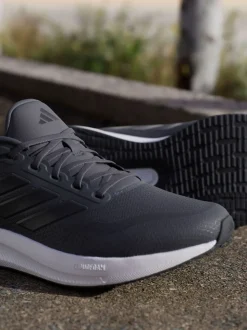 adidas Dark Grey Runfalcon 5 Running Trainers