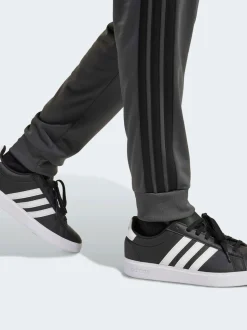 adidas Dark Grey Sportswear Basic 3-Stripes Tricot Tracksuit