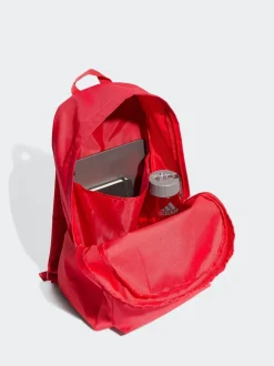 adidas Dark Red Classic 3 Bar Logo Backpack