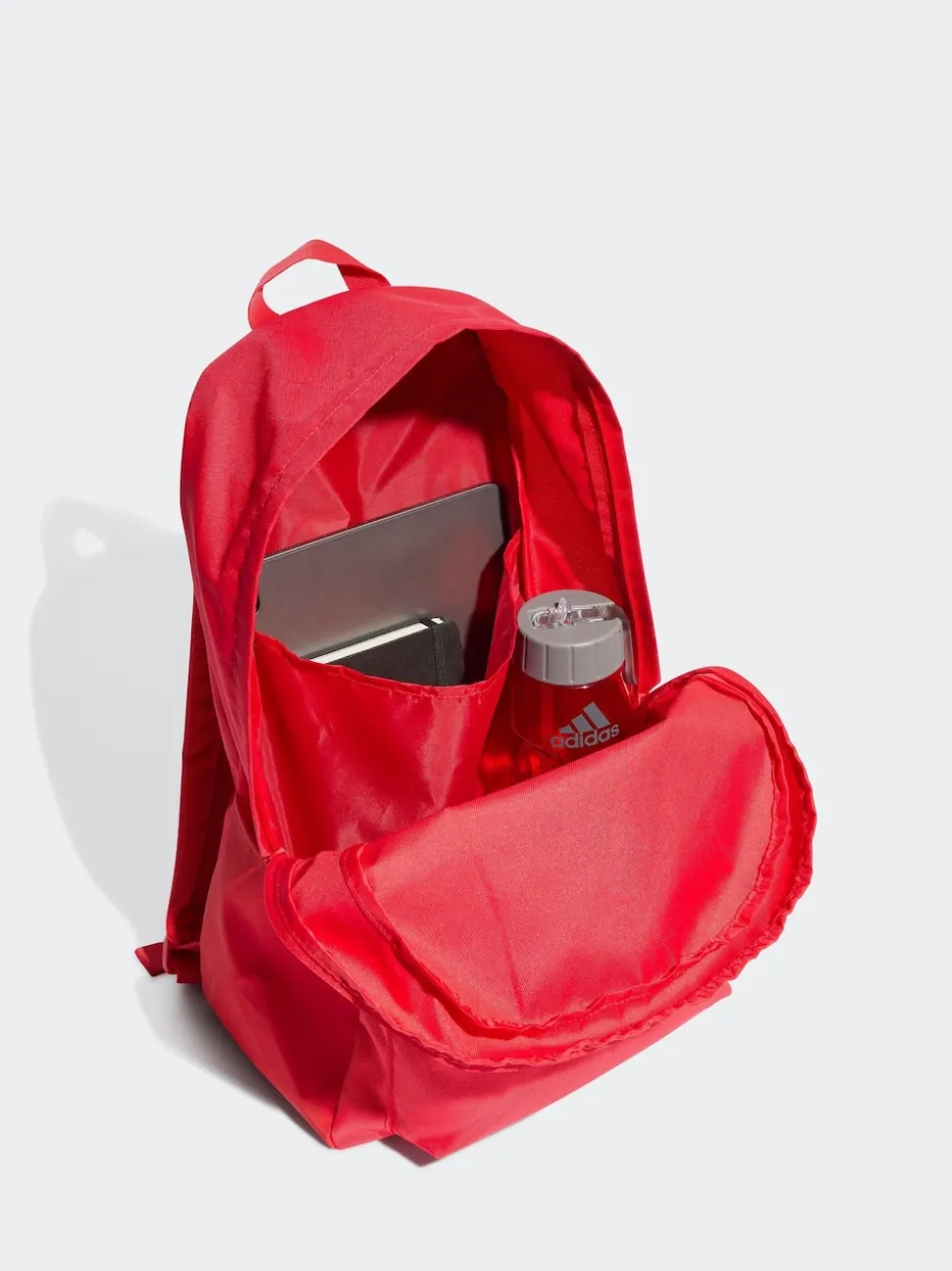 adidas Dark Red Classic 3 Bar Logo Backpack