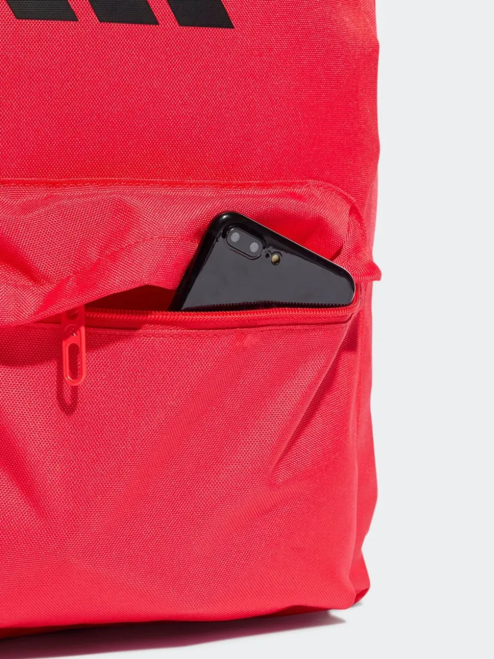adidas Dark Red Classic 3 Bar Logo Backpack