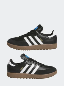 adidas Golf Black/White Samba Spikeless Shoes