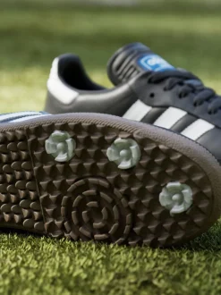adidas Golf Black/White Samba Spikeless Shoes