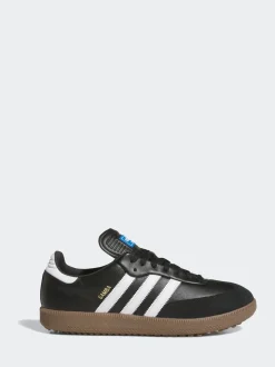 adidas Golf Black/White Samba Spikeless Shoes