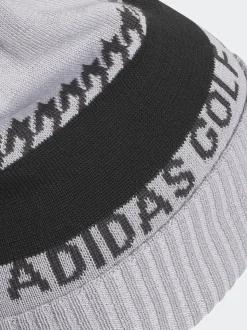 adidas Golf Dark Grey Cold.Rdy 3-Stripes Pom Beanie