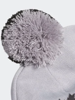 adidas Golf Dark Grey Cold.Rdy 3-Stripes Pom Beanie