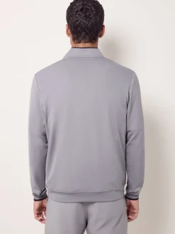 adidas Golf Grey Lightweight Half-Zip Top
