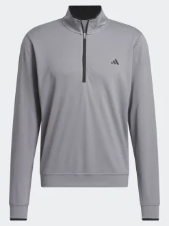 adidas Golf Grey Lightweight Half-Zip Top