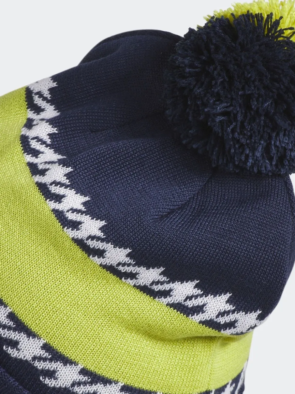 adidas Golf Navy Cold.Rdy 3-Stripes Pom Beanie