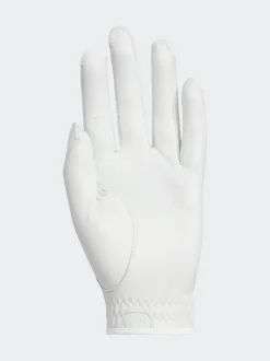 adidas Golf White/Black Pro Leather Single Gloves