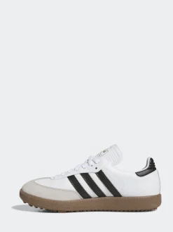 adidas Golf White/Black Samba Spikeless Shoes