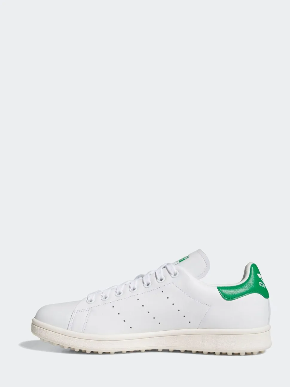 adidas Golf White/Green Stan Smith Spikeless Golf Shoes