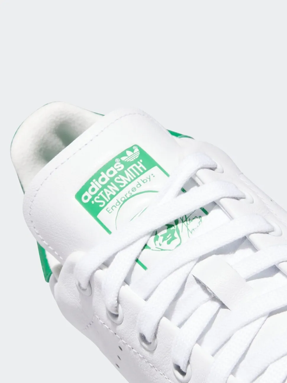 adidas Golf White/Green Stan Smith Spikeless Golf Shoes