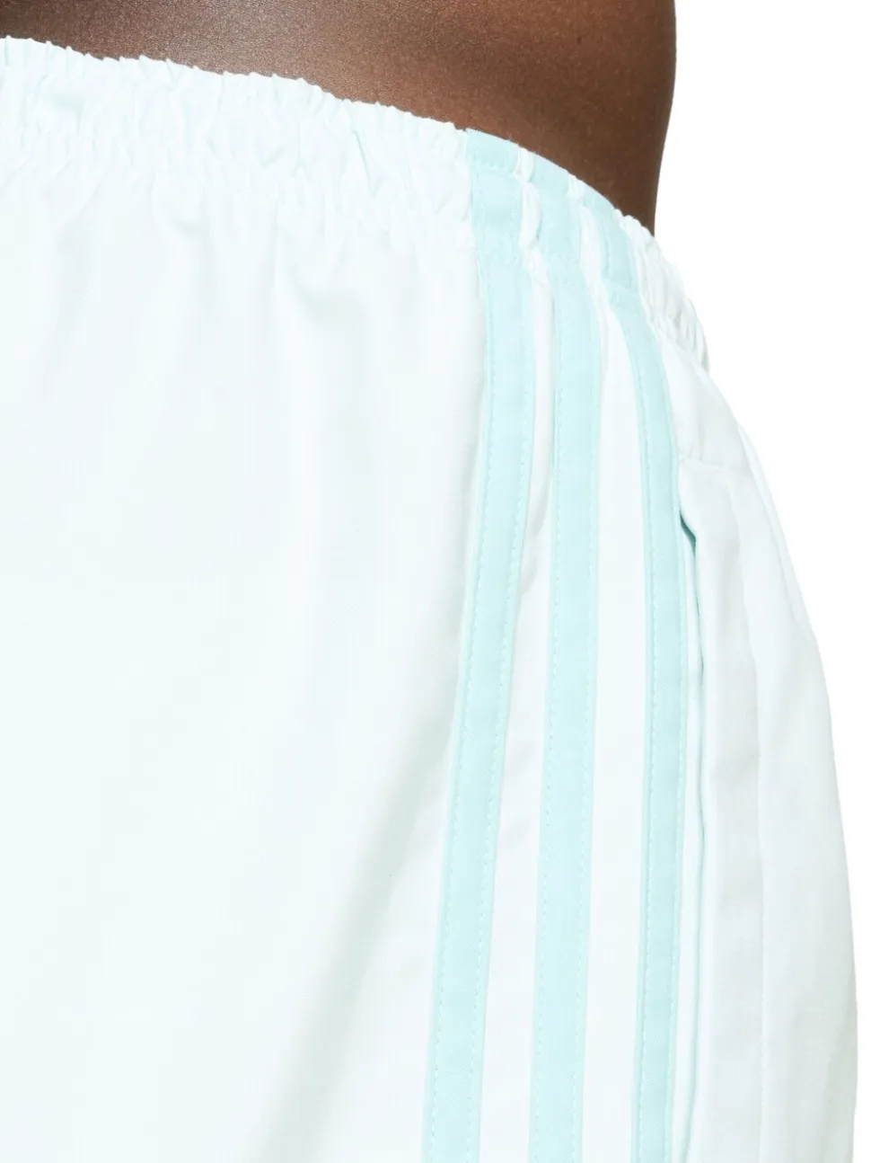 adidas Green Adicolor 3-Stripes 5 Inch Swim Shorts