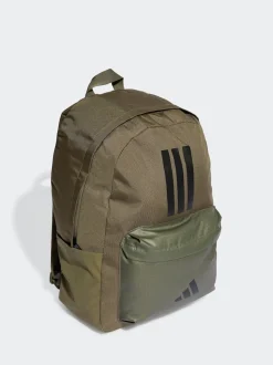 adidas Green Classic 3 Bar Logo Backpack
