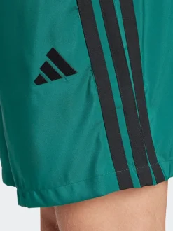 adidas Green Dark Essentials 3-Stripes Chelsea Shorts