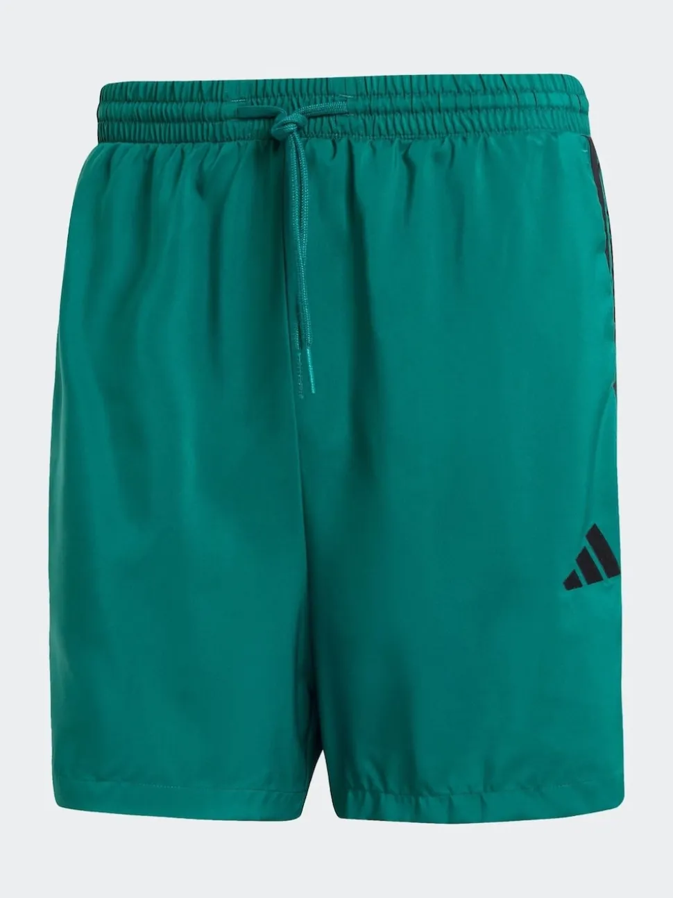 adidas Green Dark Essentials 3-Stripes Chelsea Shorts