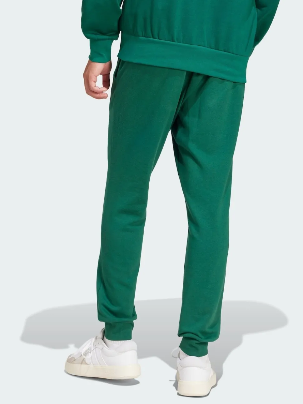 adidas Green Essentials Feel Cosy French Terry Joggers