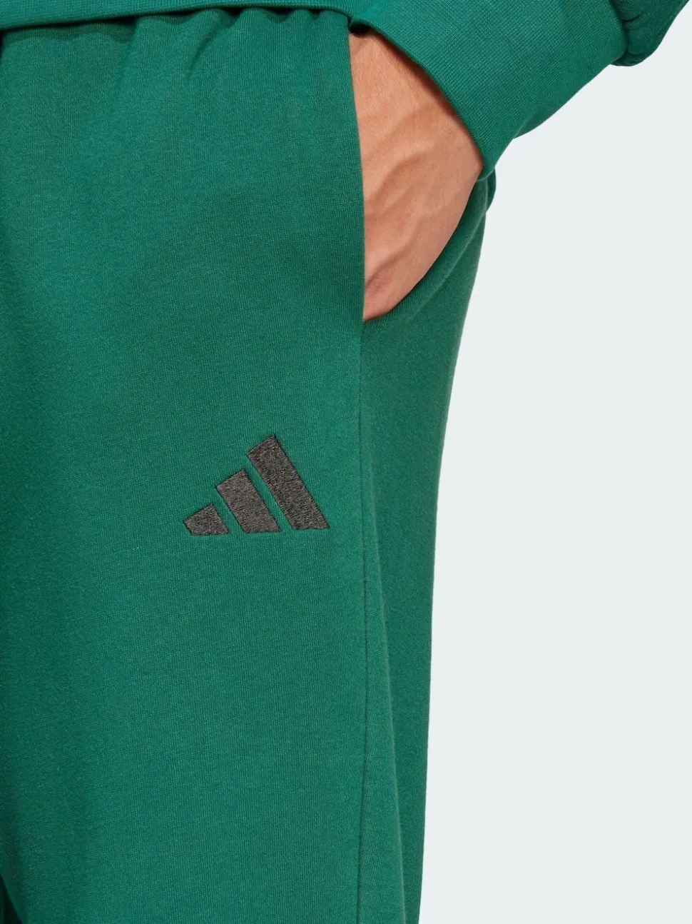 adidas Green Essentials Feel Cosy French Terry Joggers