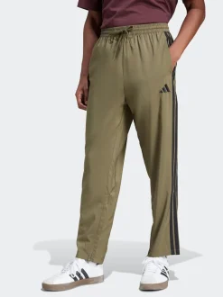 adidas Green Essentials 3-Stripes Stanford Open Hem Joggers