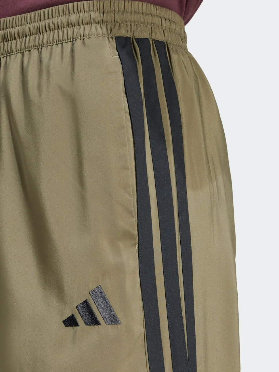 adidas Green Essentials 3-Stripes Stanford Open Hem Joggers