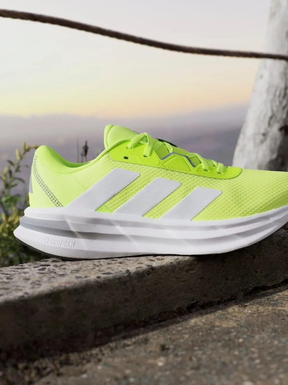 adidas Green Galaxy 7 Running Trainers