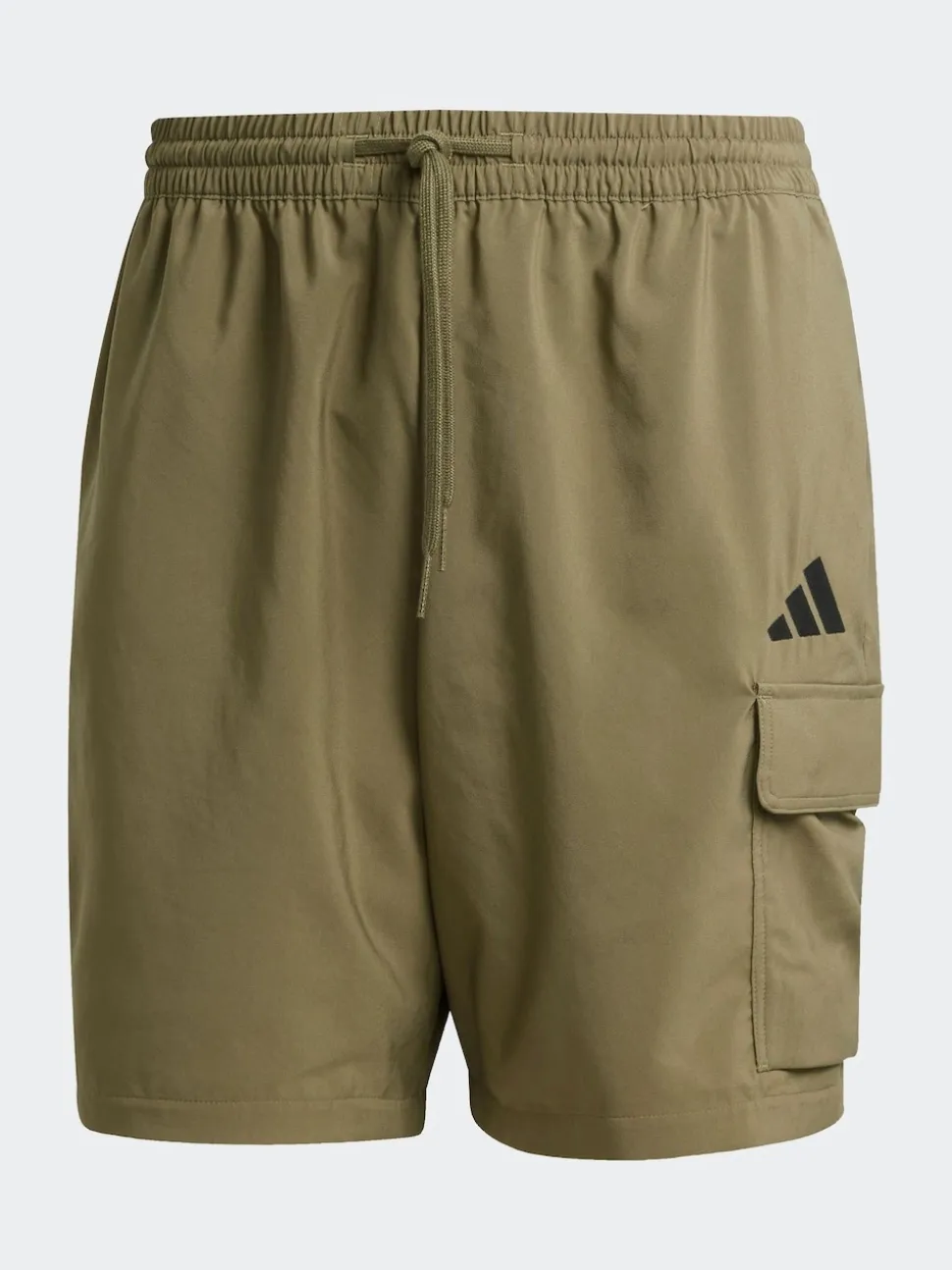 adidas Green Small Essentials Logo Cargo Chelsea Shorts