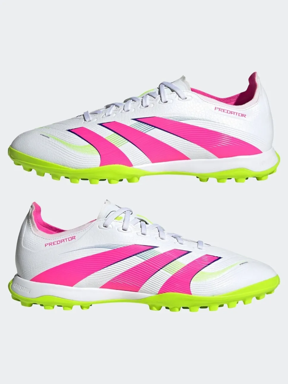 adidas Green/White Adult Predator League Turf Boots
