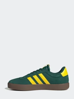 adidas Green/Yellow VL Court Trainers