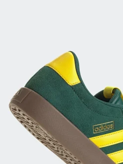 adidas Green/Yellow VL Court Trainers