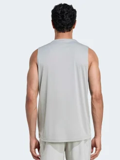 adidas Grey Adi365 Running Essentials Tank Vest