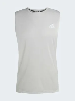 adidas Grey Adi365 Running Essentials Tank Vest
