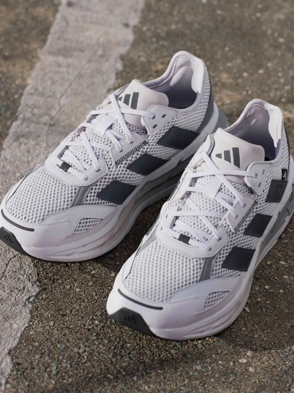 adidas Grey Adistar 3 Sportswear Trainers