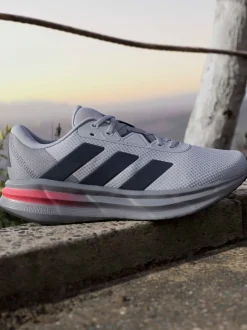 adidas Grey Chrome Galaxy 7 Running Trainers