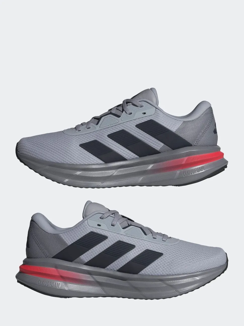adidas Grey Chrome Galaxy 7 Running Trainers