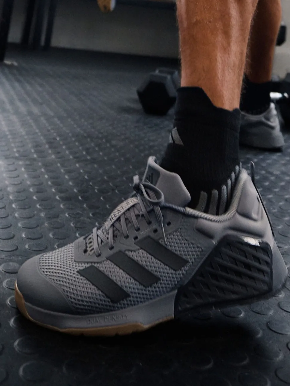 adidas Grey Dropset 3 Trainers