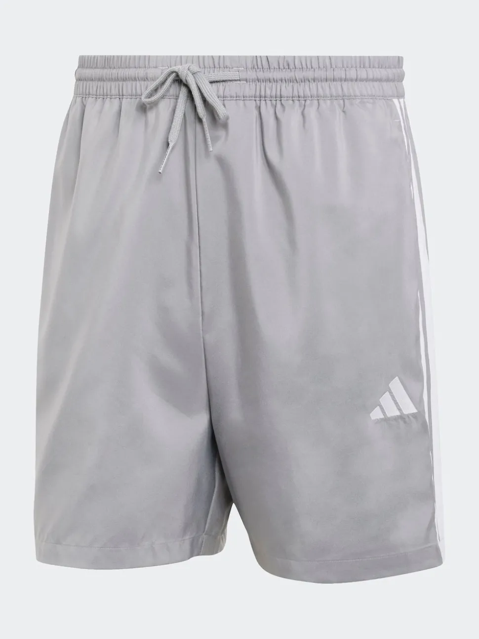 adidas Grey Essentials 3-Stripes Chelsea Shorts