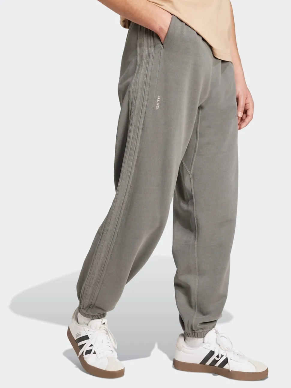 adidas Grey Loose ALL SZN French Terry Washed Joggers