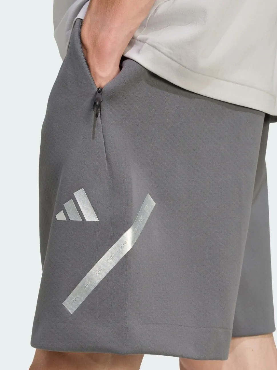 adidas Grey Mercedes - AMG Petronas Formula One Team Silver Arrows Shorts