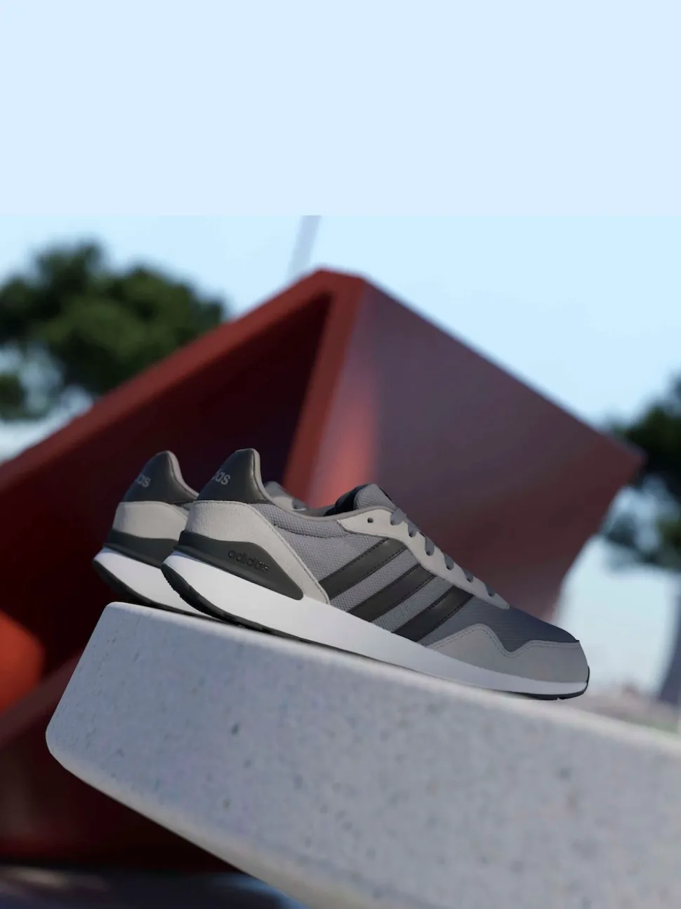 adidas Grey Run 60s 4.0 Trainers