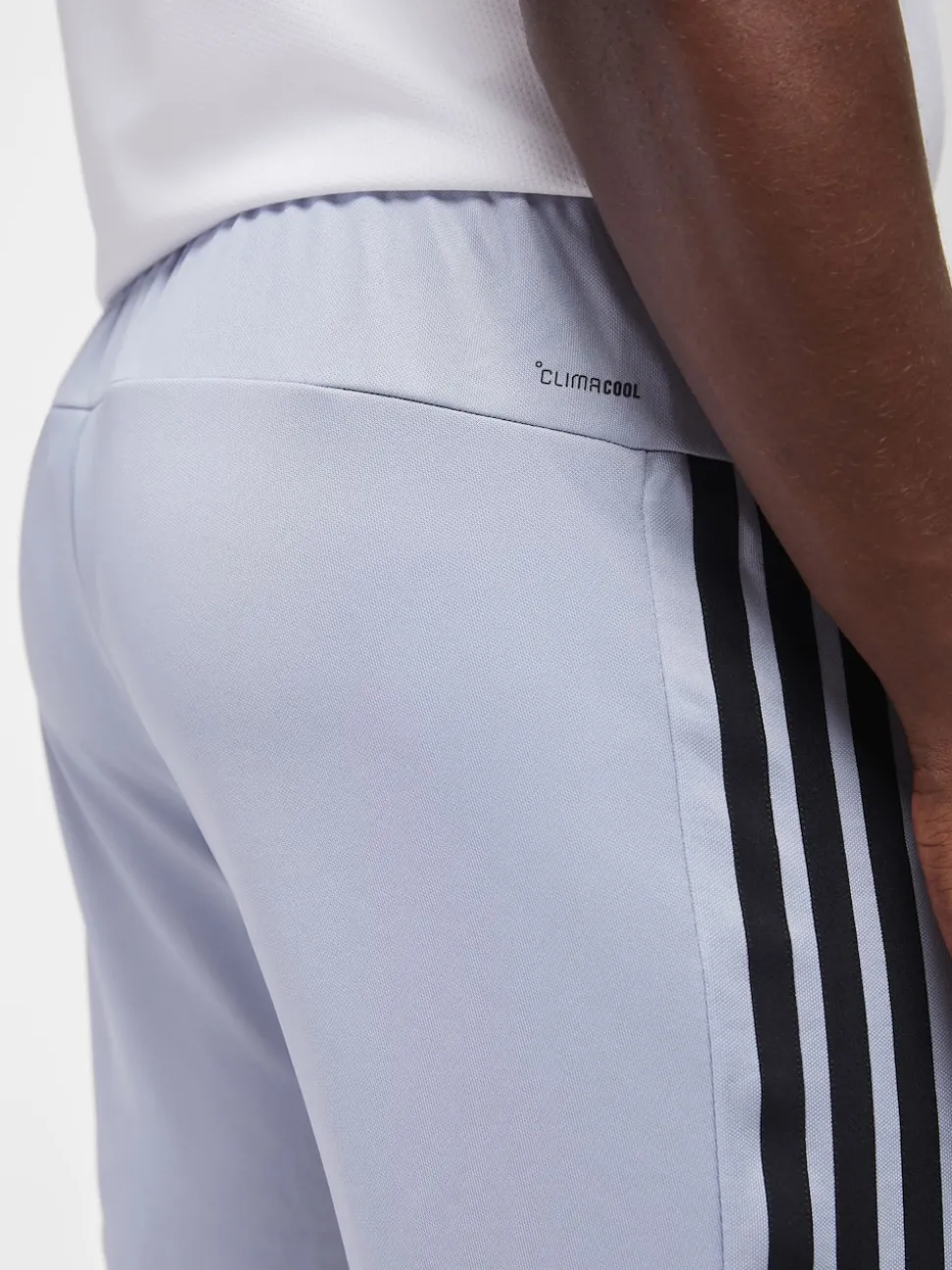 adidas Grey Workout Essentials All-Set 3-Stripes Knit Joggers