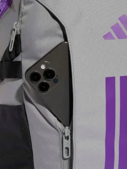 adidas Grey/Purple 3 Stripe VIII Bag