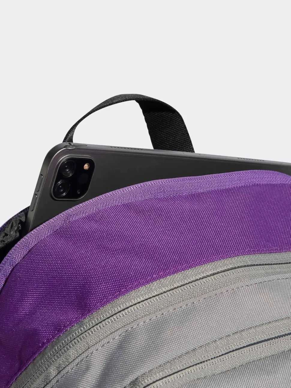 adidas Grey/Purple 3 Stripe VIII Bag