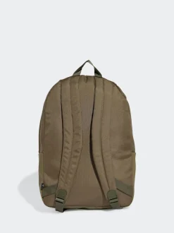 adidas Light Brown Classic 3 Bar Logo Backpack
